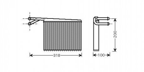 Радиатор отопления STARLINE MSA6372 (фото 1)