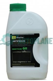 Антифриз G11 1л. STARLINE S ANTIFREEZE GREEN 1