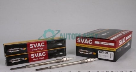 Свічка розжарювання Fiat Doblo 1.6/2.0D Multijet 10- SVAC SV109 (фото 1)