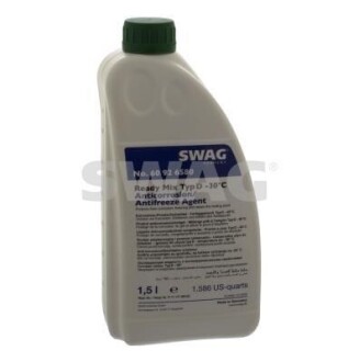 Антифриз READY MIX, зелений, -30°C, 1,5 л SWAG 60926580