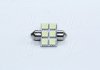 Лампа LED софитная C5W 24V T11x31-S8.5 (6 SMD size5050) WHITE <> TEMPEST Tmp-08T11-24V (фото 1)