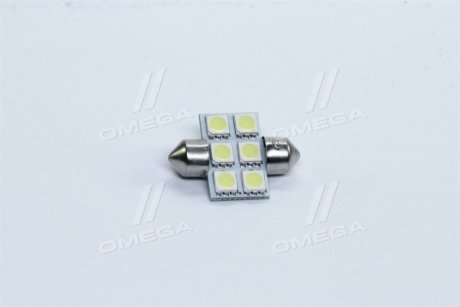 Лампа LED софитная C5W 12V T11x31-S8.5(6SMD,size 5050) WHITE <> TEMPEST Tmp-18T11-12V