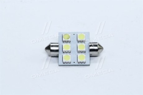 Лампа LED софитная C5W 12V T11x36-S8.5 (6SMD,size 5050) WHITE <> TEMPEST Tmp-23T11-12V