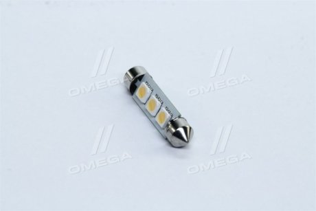 Лампа LED софитная C5W 12V T11x41-S8.5 (3 SMD,size 5050) WARM WHITE <> TEMPEST Tmp-27T11-12V