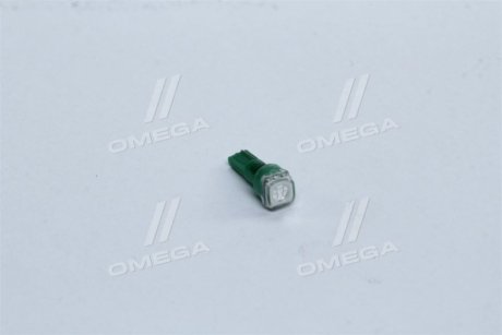 Лампа LED б/ц панель приборов, подсветки кнопок Т5-02 (1SMD) W2,0 х4,6d зеленая 12V <> TEMPEST Tmp-29T5-12V