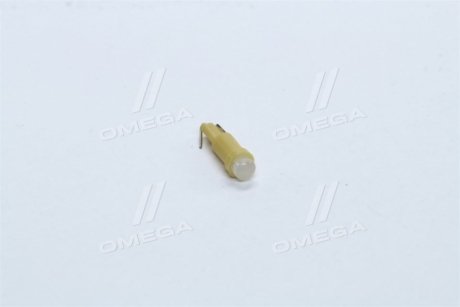 Лампа LED б/ц панель приборов, подсветки кнопок Т5-02 (1SMD) W2,0 х4,6d желтая 12V <> TEMPEST Tmp-33T5-12V