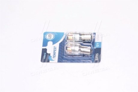 Лампа LED указателей поворотов и стоп-сигналов 12V BA15S 15SMD WHITE<> TEMPEST Tmp-LX17-S25 (фото 1)