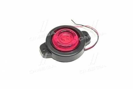 Фонарь габаритный 24V 10 LED красный круглый TEMPEST TP02-55-100