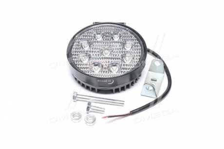 Фара LED додаткова GOLD 24V/27W, 9 діод, (кругла), широкий промінь TEMPEST TP 02-57-046