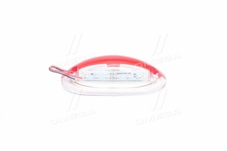 Фонарь габаритный 24V LED (челнок) красно-белый TEMPEST TP02-57-047