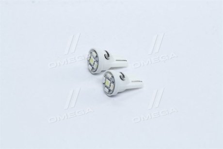 Лампа LED б/ц габарит и приборная панель T10-5 SMD Base: W2.1x9,5d 24V WHITE 2шт. блистер <> TEMPEST TP-206T10-24V