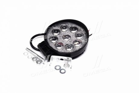 Фара LED додаткова GOLD 5D 24V/27W, 9 діод, (кругла) широкий промінь TEMPEST TP 27-5D-C3