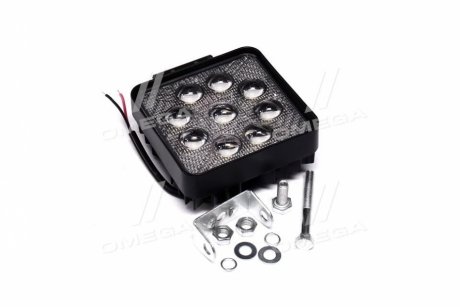 Фара LED додаткова 5D 24V/27W 9діод (квадратна) TEMPEST TP 27-5D-C4