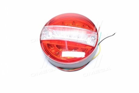 Фонарь задний круглый LED белый без света заднего хода 24v TEMPEST TP 56-12-70 (фото 1)