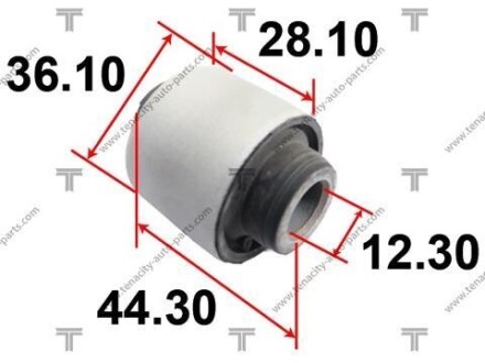 Сайлентблок рычага mitsubishi lancer 93-96 TENACITY AAMMI1060