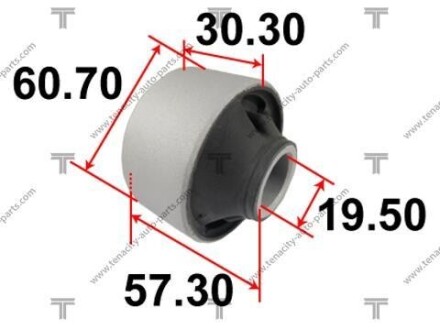 Сайлентблок рычага subaru impreza 07-13 TENACITY AAMSB1005