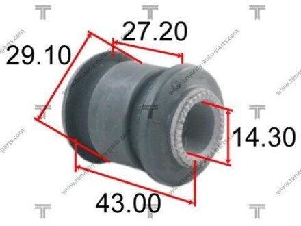 Сайлентблок рычага toyota camry 2.0/2.4/3.0 01-06 TENACITY AAMTO1121