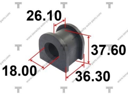 Втулка стабилизатора mitsubishi lancer 1.8/2.0 08- TENACITY ASBMI1013