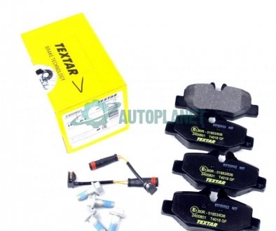 Колодки гальмівні (задні) MB Vito (W639) 03- (Bosch) Q+ (з датчиками) TEXTAR 2400801