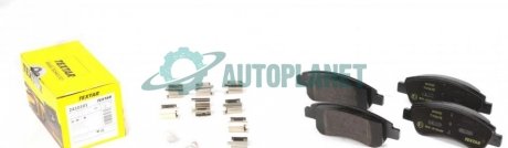 Колодки гальмівні (передні) Citroen Berlingo 03- (Bosch) Q+ TEXTAR 2410101