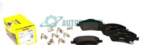 Колодки гальмівні (передні) Toyota Auris/Corolla 06- (Bosch) Q+ TEXTAR 2412201
