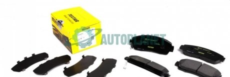 Колодки гальмівні (передні) Honda CR-V IV 1.6-2.4i 12- (Akebono) TEXTAR 2434201