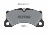 Колодки дискового гальма TEXTAR 2500703 (фото 1)