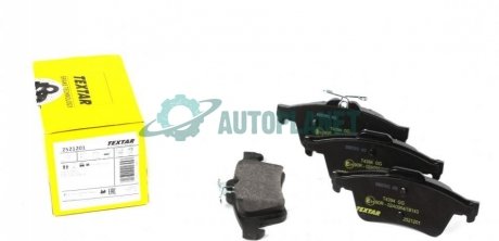 Колодки гальмівні (задні) Ford Connect/Focus III 10- (Teves) Q+ TEXTAR 2521201 (фото 1)