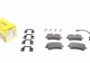 Колодки тормозные (задние) Audi A4/A5/A6/A7 07-15/Porsche Macan 14- (Lucas) Q+ (с датчиками) TEXTAR 2521413 (фото 1)