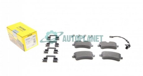 Колодки гальмівні (задні) Audi A4/A5/A6/A7 07-15/Porsche Macan 14- (Lucas) Q+ (з датчиками) TEXTAR 2521413 (фото 1)