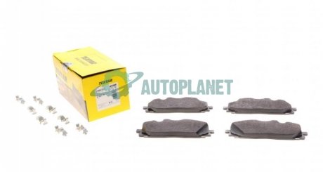 Колодки гальмівні (передні) Audi A5/Q7 2.0-3.0 D 15-/VW Touareg 17- (Akebono) TEXTAR 2586101