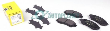 Колодки гальмівні (передні) Suzuki SX4/ Vitara 1.4 T/1.6 14- (Akebono) TEXTAR 2597901 (фото 1)