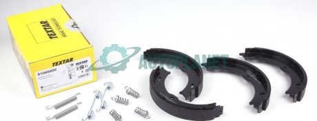 Колодки ручника MB Sprinter (906)/VW Crafter 2.0/2.5 TDI 06- (180x25) (з пружинками) TEXTAR 91066800 (фото 1)