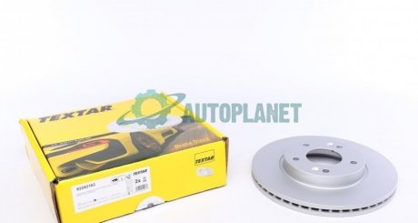 Диск тормозной (передний) Hyundai Elantra/I30 II 11-/Kia Cee\'D/ Cerato III 13- (280x23) TEXTAR 92243103