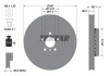 Диск гальмівний (передній) BMW 5 (G30/F90)/7 (G11/G12) 15- (348x36) (L) PRO+ TEXTAR 92288825 (фото 1)