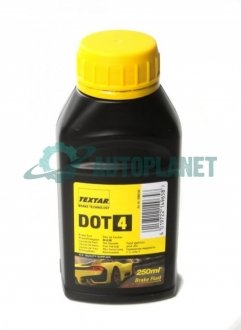 Жидкость тормозная DOT4 (0.25L) TEXTAR 95002100