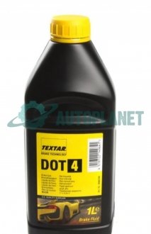 Рідина гальмівна DOT4 (1л) TEXTAR 95002200 (фото 1)
