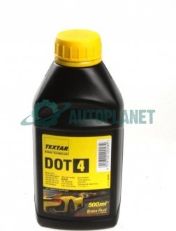 Рідина гальмівна DOT4 (0.5L) TEXTAR 95002400 (фото 1)