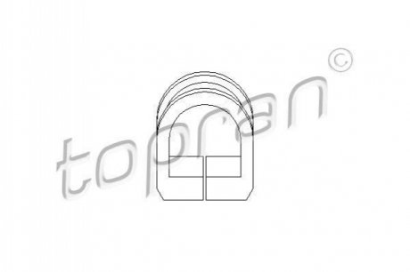 Втулка рулевого управления TOPRAN / HANS PRIES 102803 (фото 1)
