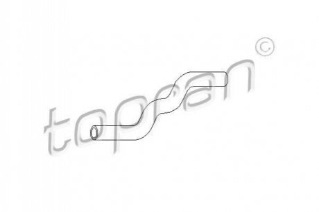 Шланг радіатора TOPRAN / HANS PRIES 102 873 (фото 1)