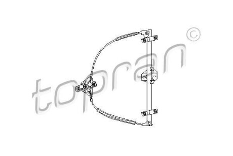 Склопідіймач TOPRAN / HANS PRIES 102 888