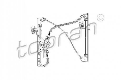 Стеклоподъемник передний, правый, электрический TOPRAN / HANS PRIES 111256