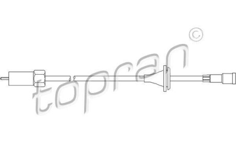 Тросик спидометра TOPRAN / HANS PRIES 202220