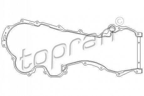 Прокладка крышки картера TOPRAN / HANS PRIES 207605 (фото 1)