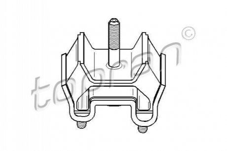 Подушка двигуна TOPRAN / HANS PRIES 401689