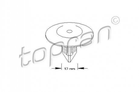 Пружинний затискач TOPRAN / HANS PRIES 700580