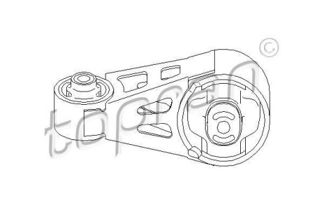 Подушка двигуна TOPRAN / HANS PRIES 722311