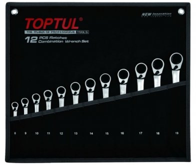 Набір ріжково-накидних ключів Toptul GPAQ1203 (фото 1)