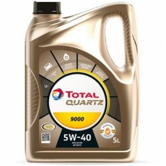 Моторное масло Quartz 9000 5W-40, 5л TOTAL 173574 (фото 1)