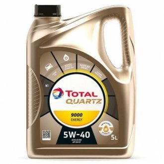 Моторное масло Quartz 9000 Energy 5W-40, 5л TOTAL 174189 (фото 1)